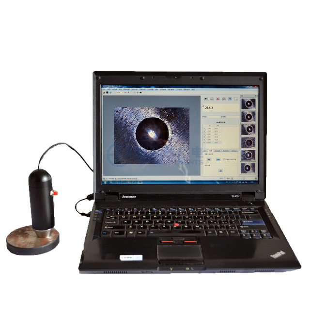 Программное обеспечение для измерения и анализа отступов Бринелля с портативной камерой